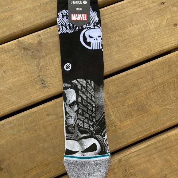 NWT Stance X Punisher Marvel Socks shoe 9-13